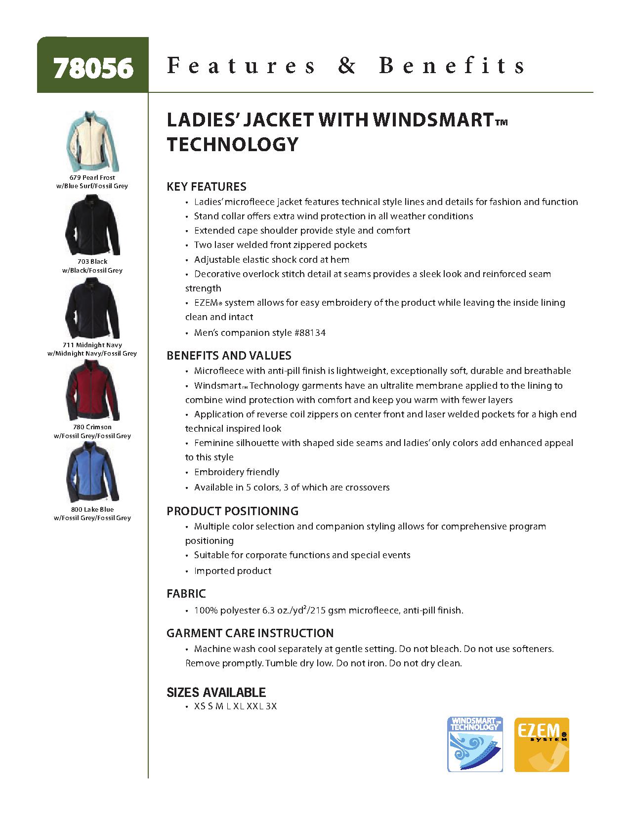 Ash City Microfleece 78056 - Ladies' Jacket With Windsmarttm Technology