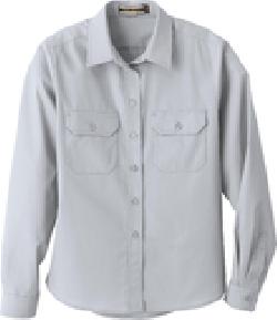 Ash City Uniform Shirts 77701 - Ladies' Soil Release Long Sleeve Broadcloth Shirt