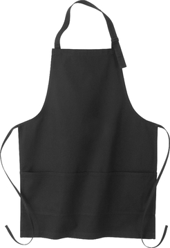 Ash City Aprons 55001 - Adjustable Bib Apron-Full Lenghth With Pockets