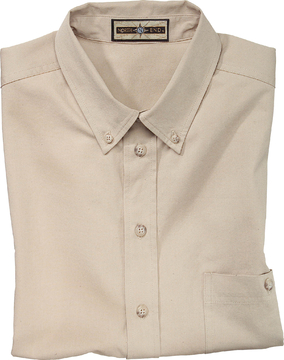 Ash City Twill 87005 - Men's Twill Button Down Short Sleeve One Pocket Shirt