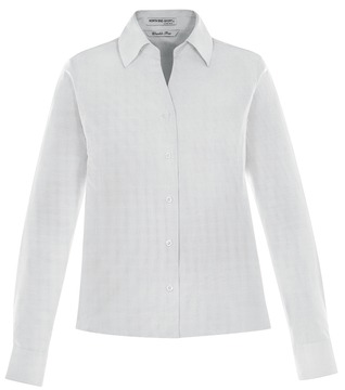 Ash City Wrinkle Free 78690 - Precise Ladies' Wrinkle Free 2-Ply 80's Cotton Dobby Taped Shirt