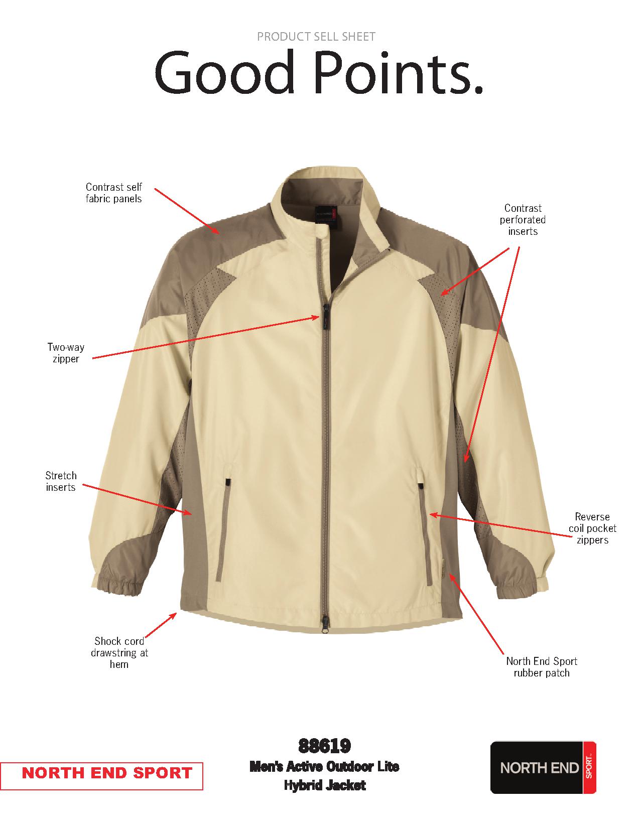 Ash City Lifestyle Outerwear 88619 - Men's Active Outdoor Lite Hybird Jacket