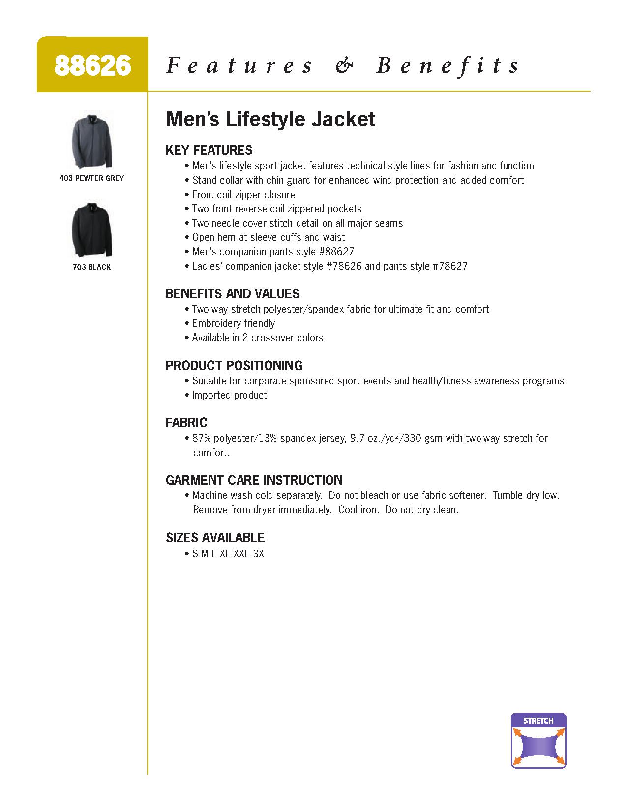 Ash City Lifestyle Separates 88626 - Men's Lifestyle Jacket
