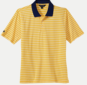 Brooks Brothers BR2109 Uneven Bar Stripe Jersey Polo