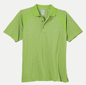 Page & Tuttle P29059 Men's Cool Swing Action Gusset Tonal Stripe Jersey Polo