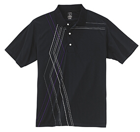 Page & Tuttle P21089 Men's Side Print Jersey Polo