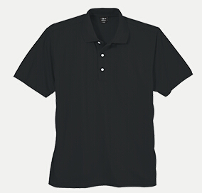Page & Tuttle P39409 Men's Dot Texture Solid Jersey Polo