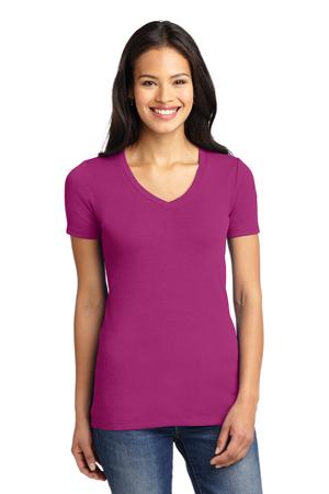 Port Authority LM1005 Ladies Concept Stretch V-Neck Tee - T-Shirts