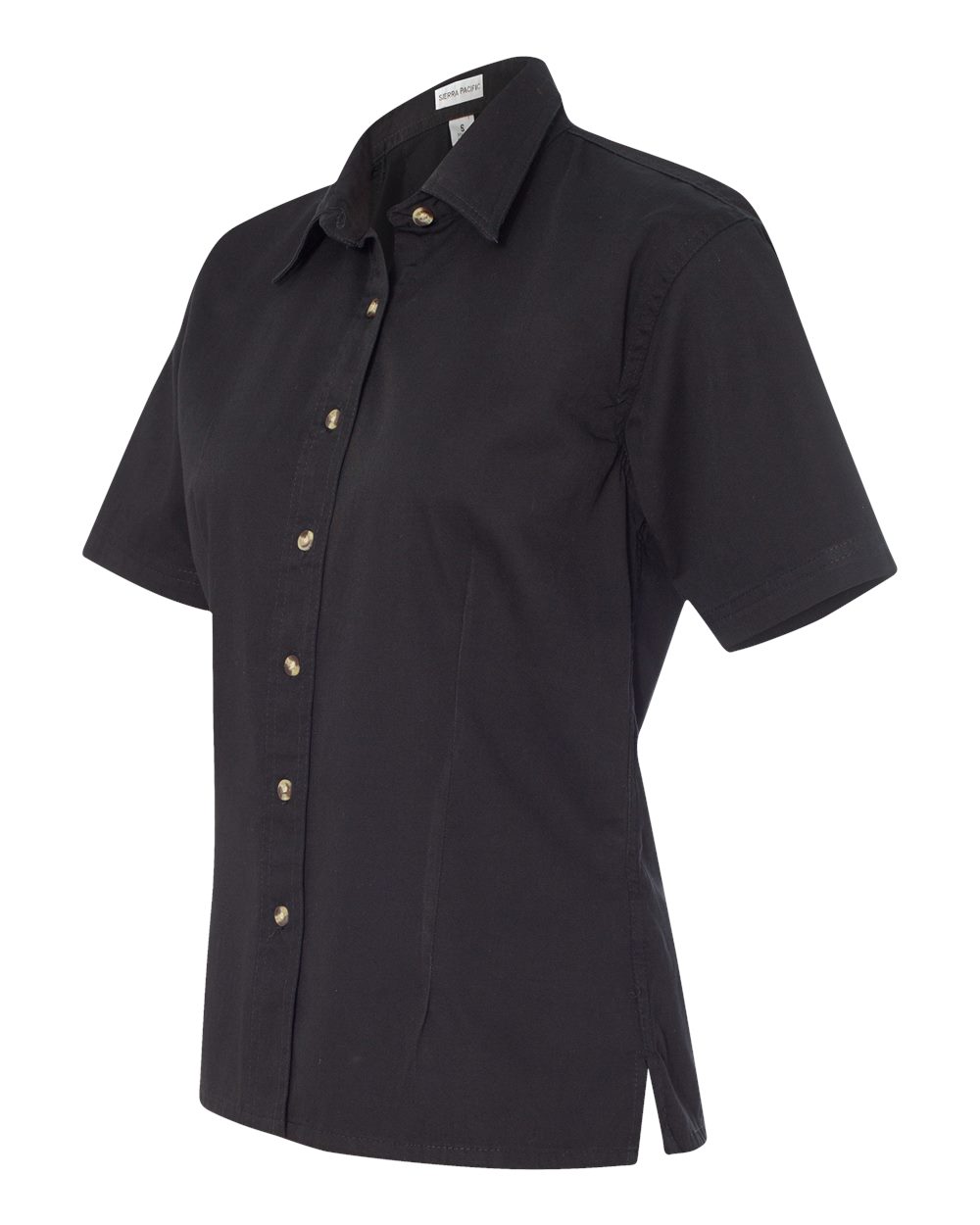 Sierra Pacific 5202 Ladies' Short Sleeve Cotton Twill Shirt