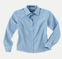 Forsyth F1280 Ladies' Executive Pinpoint Oxford Freedom Shirt - Point Collar