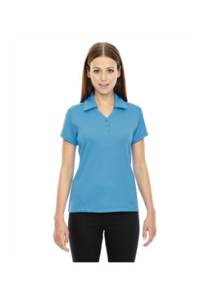 Ash City North End Sport Red 78803 - Ladies' Exhilarate Coffee Charcoal Performance Polo with Back Pocket