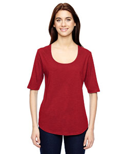 Anvil 6756L - Ladies' Triblend Deep Scoop Half-Sleeve T-Shirt
