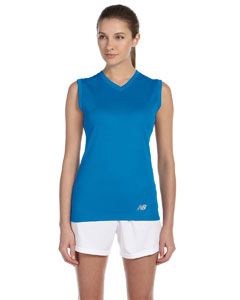 New Balance N7117L - Ladies' Ndurance Athletic V-Neck Workout T-Shirt