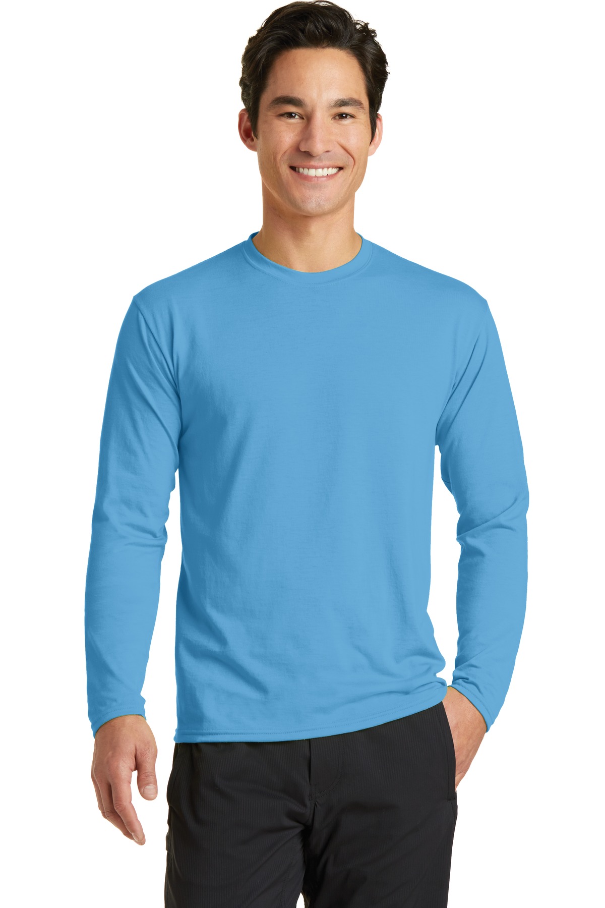Port & Company PC381LS - Long Sleeve Essential Blended Performance Tee ...
