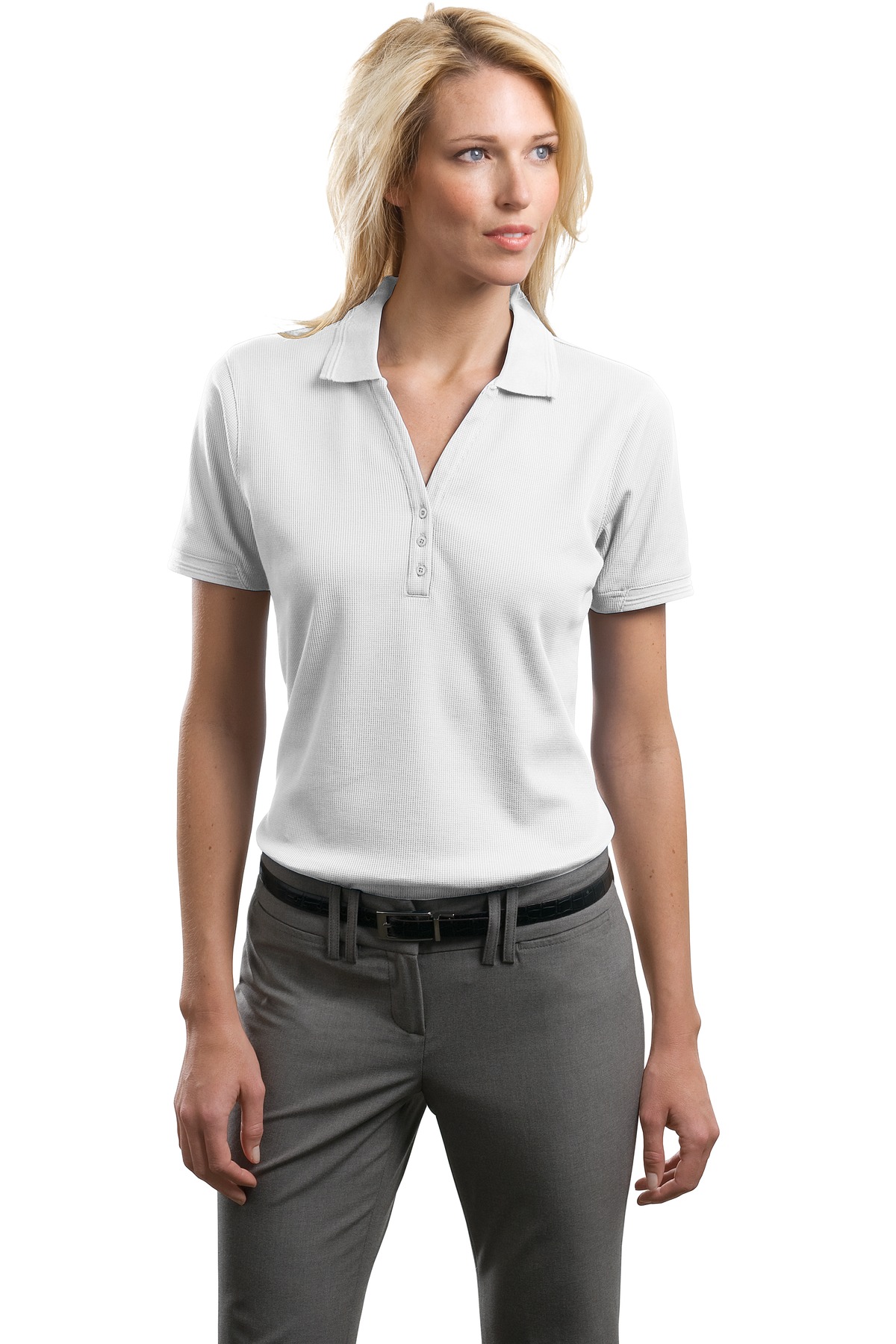 CLOSEOUT Port Authority  L492 - Ladies Performance Waffle Mesh Polo