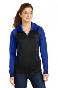 Sport-Tek® LST236 - Ladies Sport-Wick® Varsity Fleece Full-Zip Hooded Jacket
