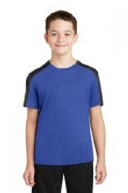 Sport-Tek® YST354 - Youth PosiCharge® Competitor® Sleeve-Blocked Tee