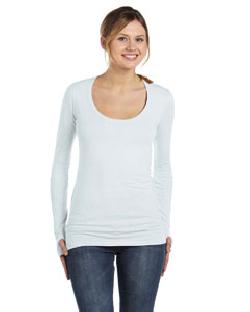 Alternative AA4015 - Ladies' Rib-Sleeve Scoop-Neck T-Shirt
