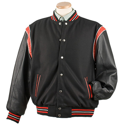 Burk's Bay BB5042 - Men's Reversible Wool Leather Jacket