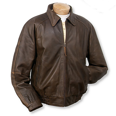 Burk's Bay BB635 - Men's Distressed Classic Full-Zip Jacket
