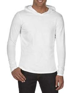 Comfort Colors 4900 - Adult Long Sleeve Hooded Tee Shirt