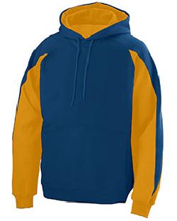 Augusta Drop Ship 5461 - Youth Cotton Poly Athletic Fleece Hoody with Contrast Inserts