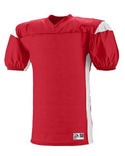 Augusta Drop Ship 9521 - Youth Polyester Diamond Mesh V-Neck Jersey with Contrast Dazzle Inserts