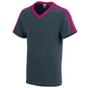 click to view Slate Heather/ Power Pink