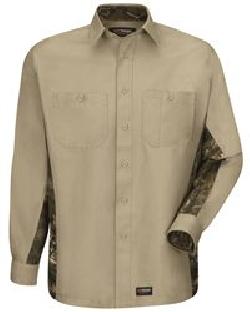 Wrangler WS30 - Workwear Long Sleeve Camo Shirt