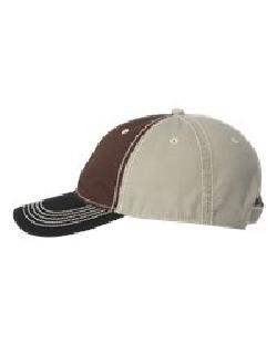 Outdoor Cap TPS300 - Washed Chino Cap with Contrast Stitching