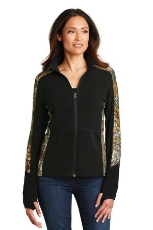 Port Authority® L230C-Ladies Camouflage Microfleece Full-Zip Jacket