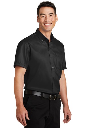 Port Authority® S664-Short Sleeve SuperPro™ Twill Shirt