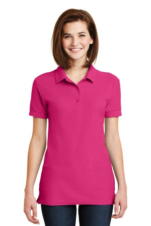 Gildan® 82800L - Ladies 6.5-Ounce 100% Double Pique Cotton Sport Shirt ...