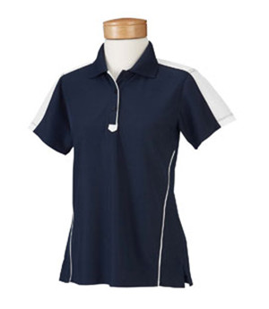 Chestnut Hill CH355W  Women's Piped Technical Performance Polo
