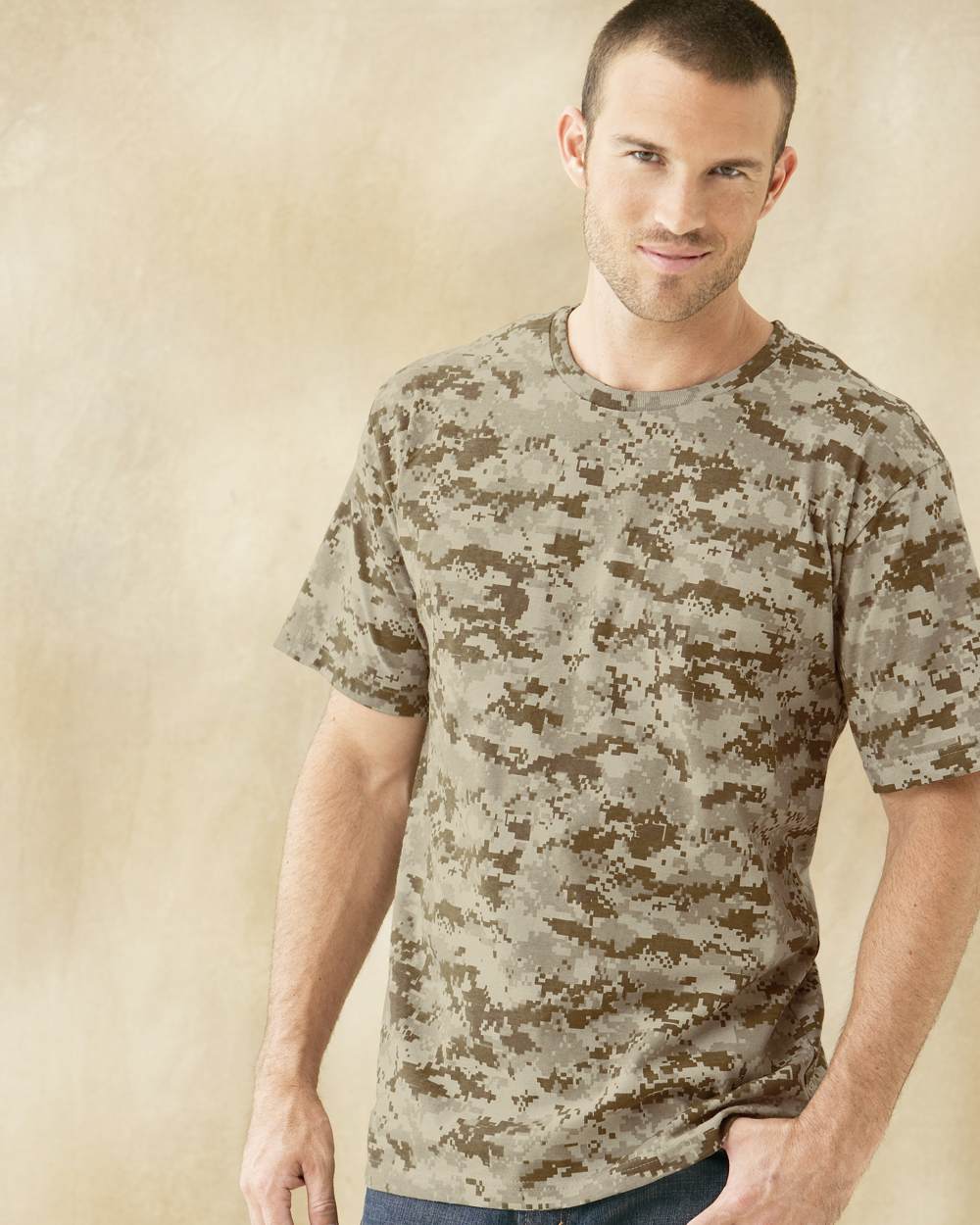 Code V 3906 Camouflage Short Sleeve T-Shirt
