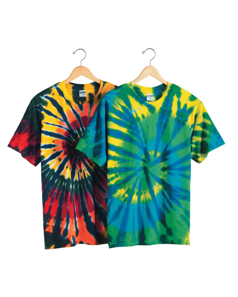 Dyenomite 200T2 Multi-Color Cut-Spiral Short Sleeve T-Shirt