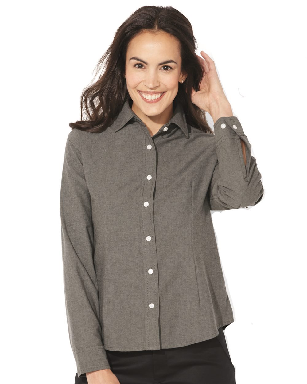 FeatherLite 5233 Ladies' Long Sleeve Oxford Shirt