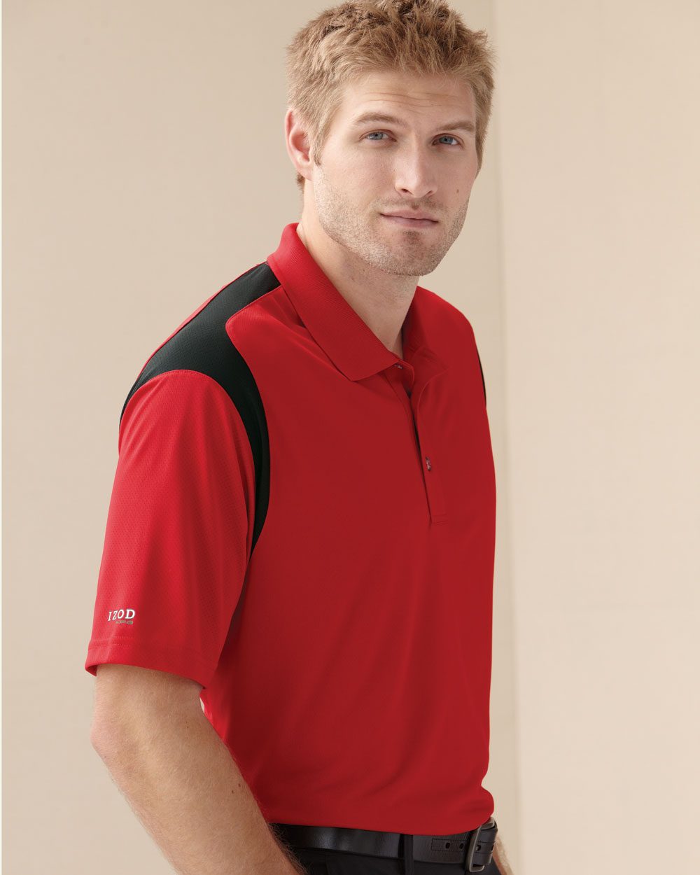 IZOD 13Z0095 Performance Sport Shirt with Contrast Color Inserts