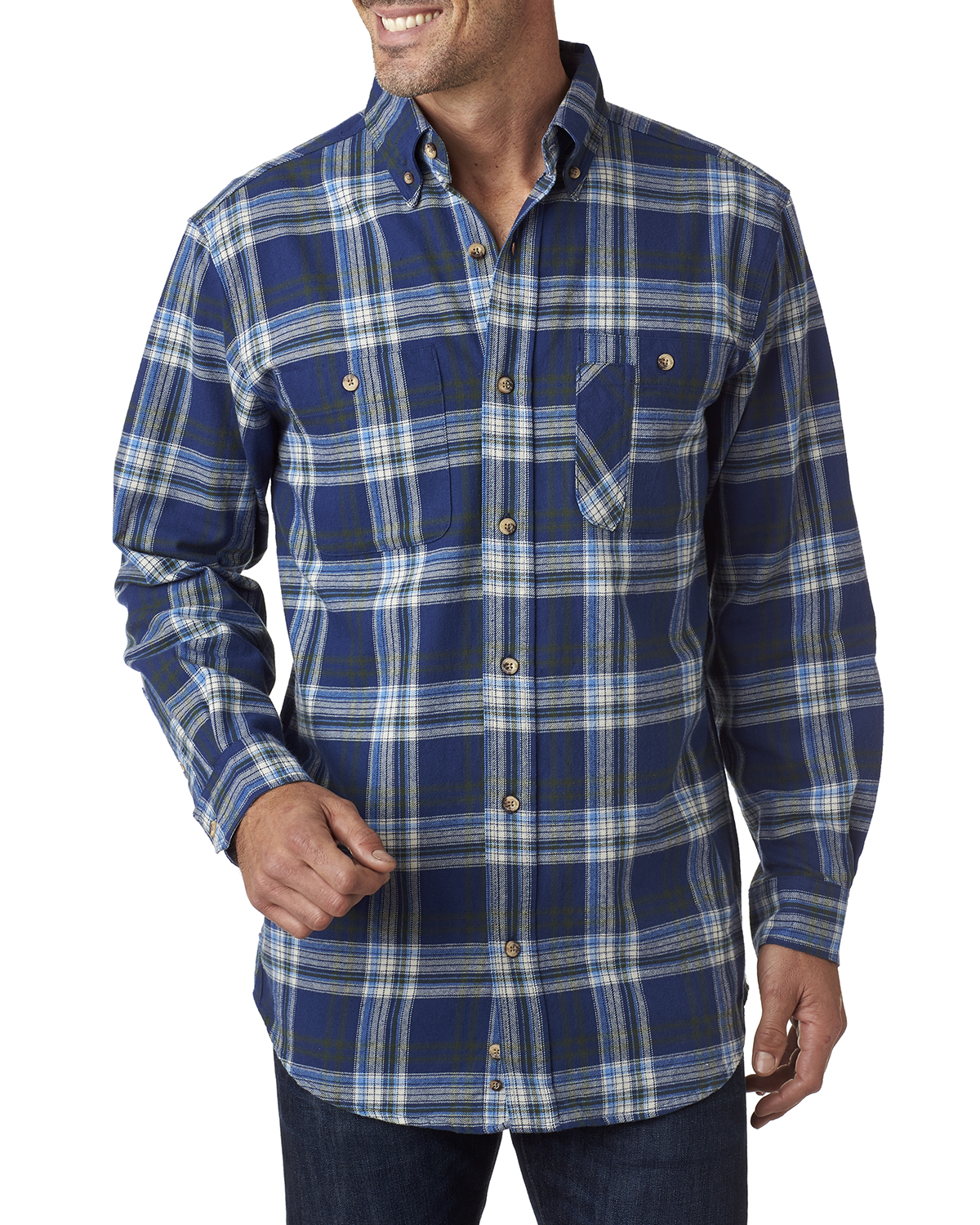 Backpacker BP7001 - Men's Yarn-Dyed Flannel Shirt