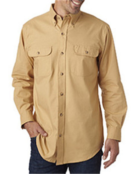 Backpacker BP7005 - Men's Solid Flannel Shirt
