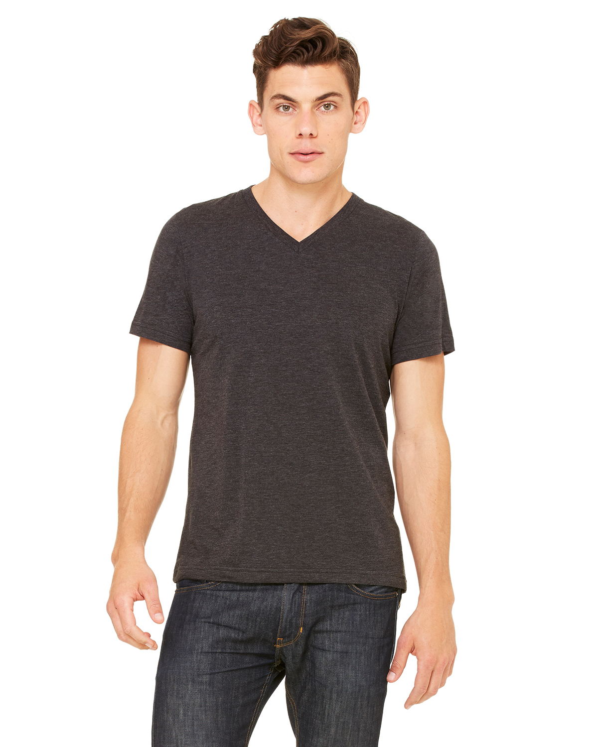 Bella 3415C - Unisex Triblend Short-Sleeve V-Neck T-Shirt