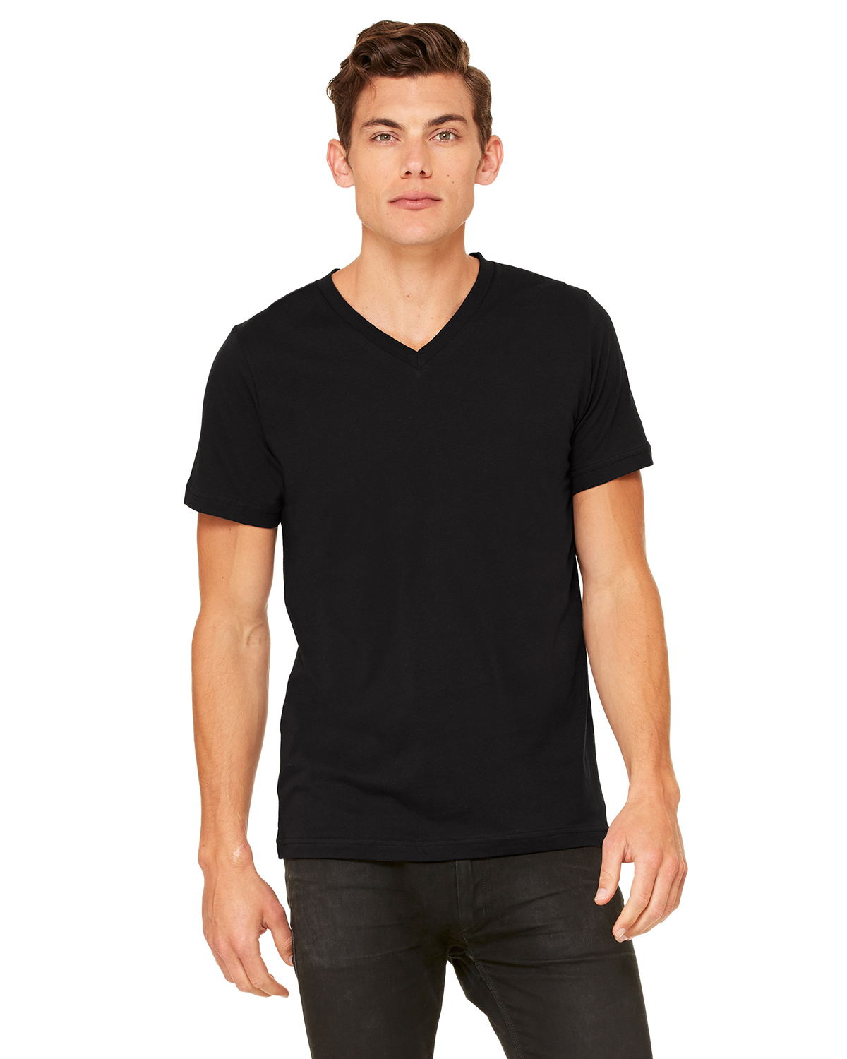 Canvas 3005 Delancey Short Sleeve V-Neck T-Shirt