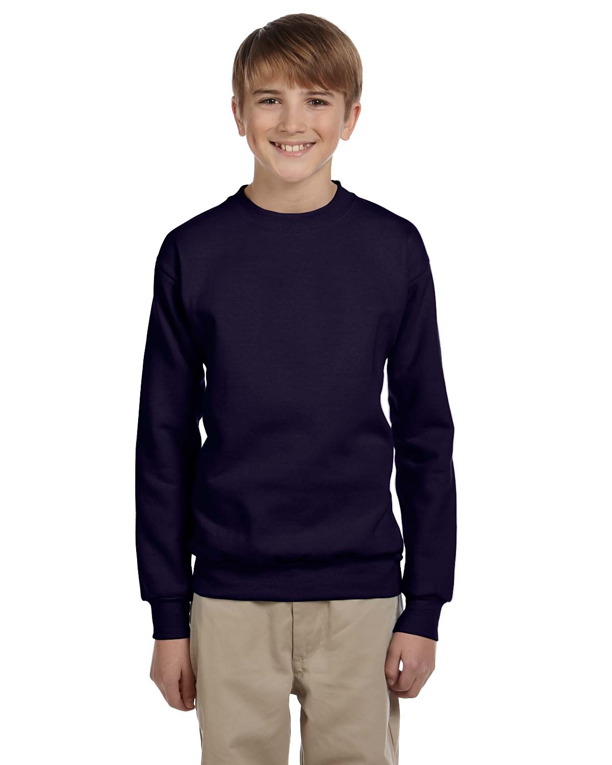 Hanes P360 - Youth EcoSmart® Crewneck Sweatshirt $8.70 - Sweatshirts