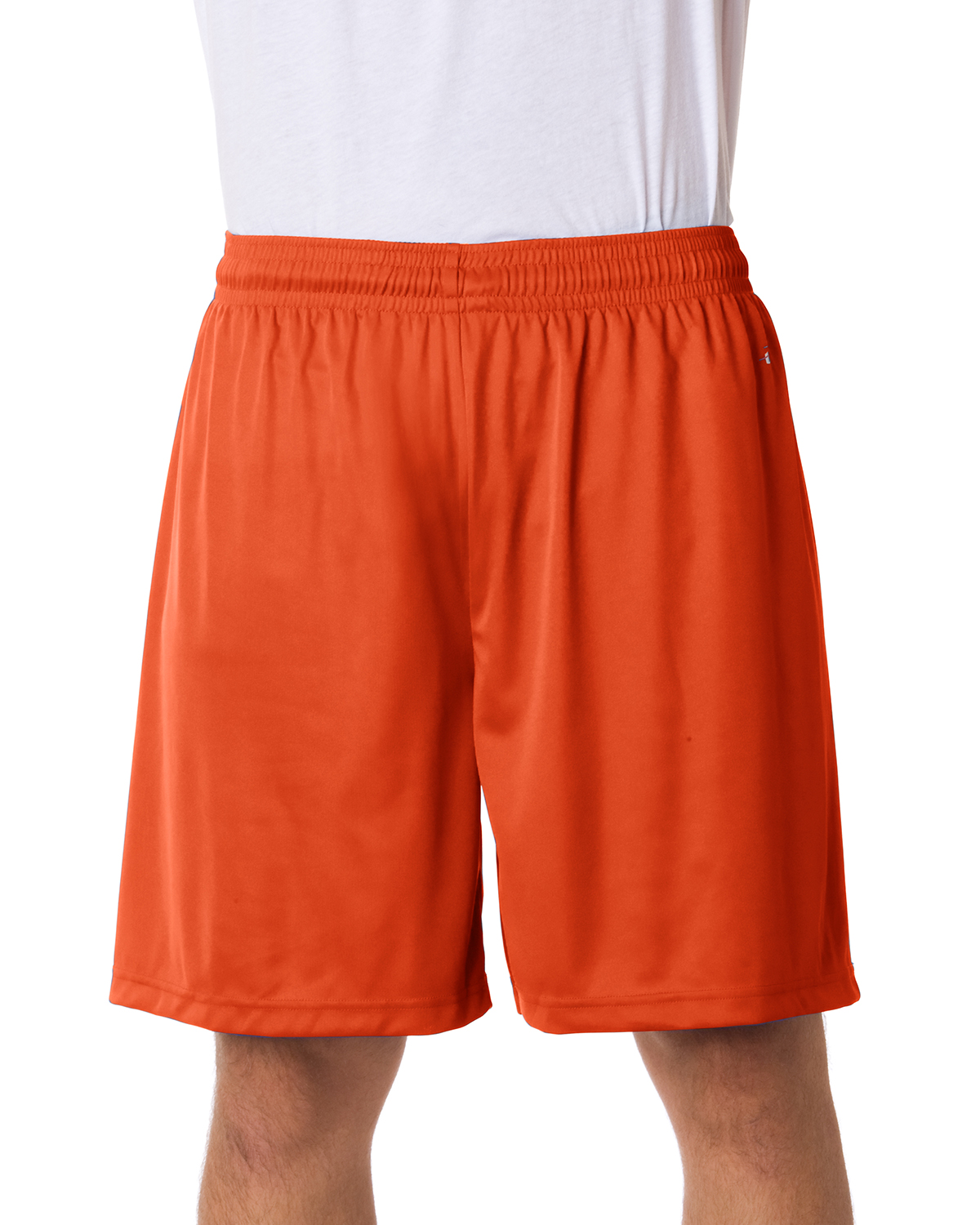 4107 Badger Adult B-Core 7 Performance Shorts-Safety Orange