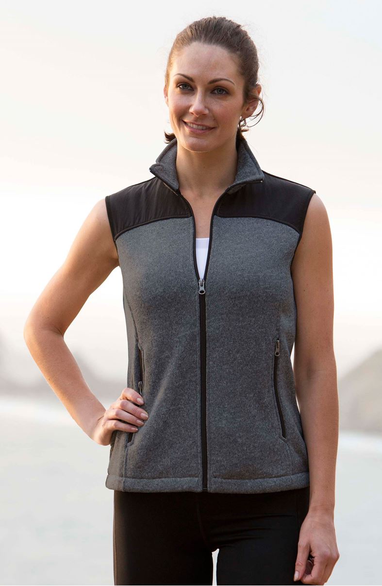 Landway 9875 - Ladies Capitan Sweater Fleece Vest