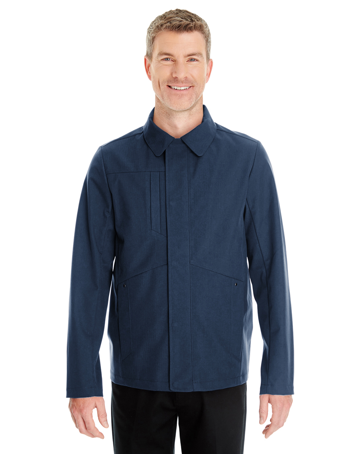 North End NE705 - Men's Edge Soft Shell Jacket with Fold-Down Collar