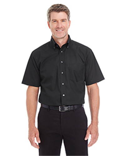 Devon & Jones D620S - Men's Crown Collection Solid Broadcloth Short-Sleeve Shirt