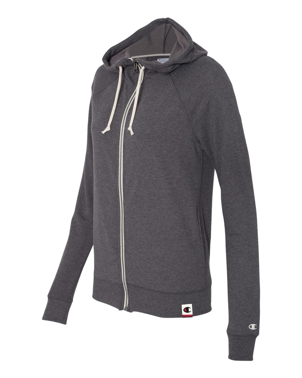 Champion AO650 - Authentic Originals Women's French Terry Hooded Full ...