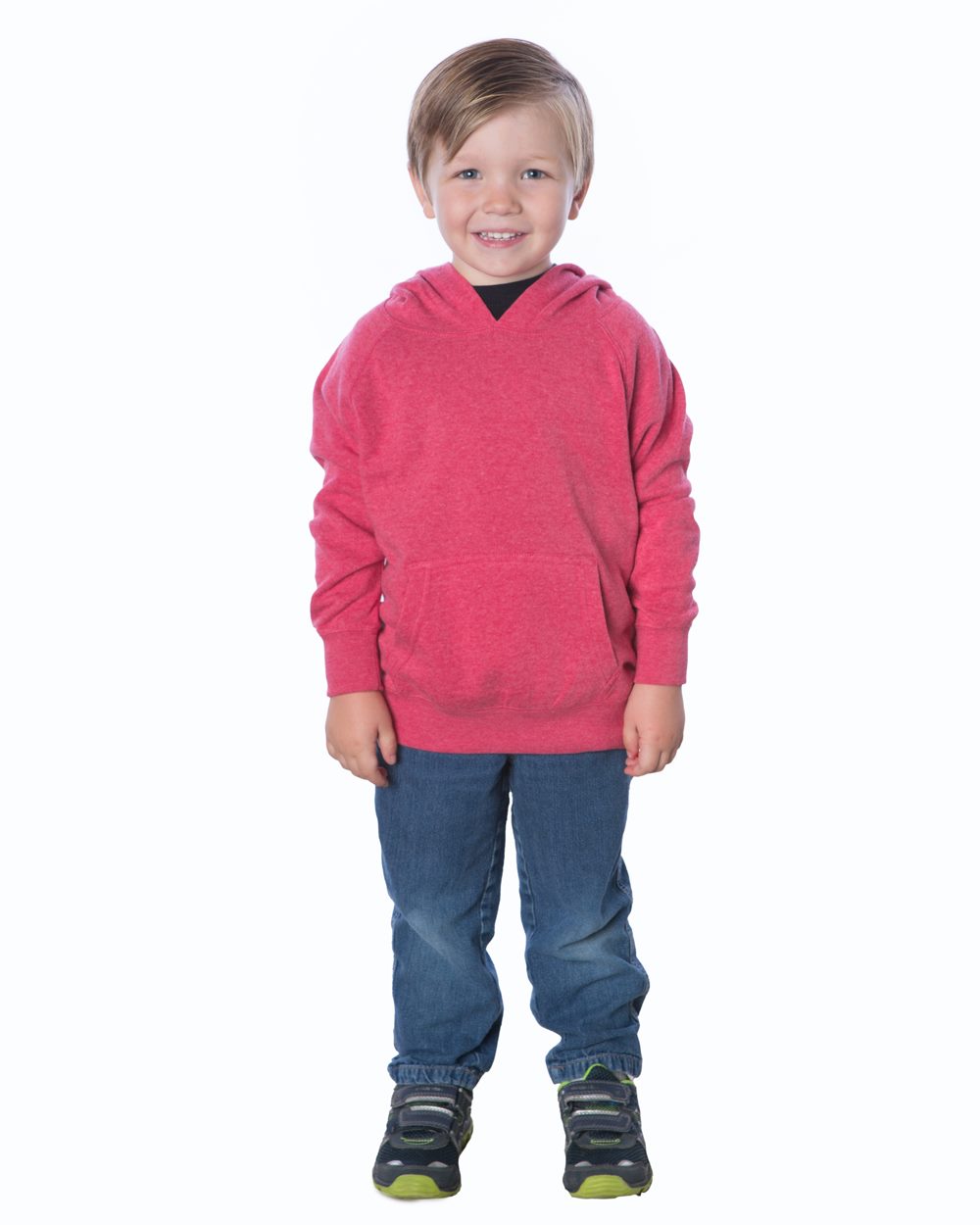 Independent Trading Co. PRM10TSB - Toddler Special Blend Raglan Hooded Pullover Sweatshirt