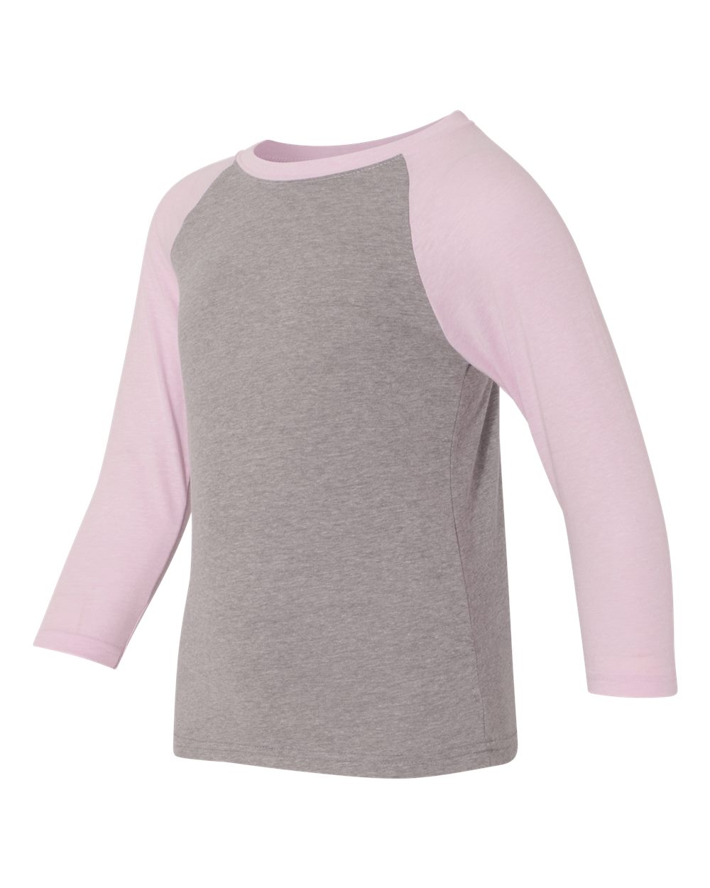 click to view Lilac Sleeves/ Dark Heather Grey Body
